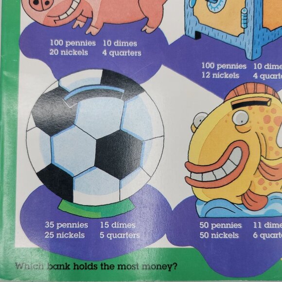 2/$15 Highlights Mathmania Lot of 2 Books 1999 Yellow Green Homeschool Math VTG - Picture 5 of 8